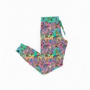 Serial Bamboo Thrifter Feral at the Circus Adult Jogger Pants 2XLarge NWT